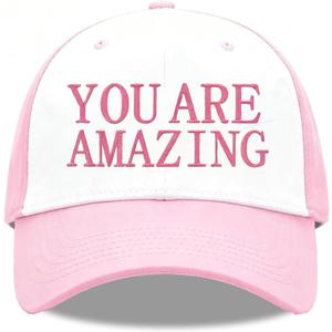 Bride and Groom Wedding Hats,You are Amazing hat You're Like Really Pretty hat, for Wedding Party (Pink)