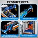 Tow Truck Building Kit 781 PCS, Crane Semi and Trailer Car Transporter, Construction Vehicles Building Blocks Set, Rescue Cars Compatible with Lego Truck, Gift for Boys Age 6-12 8-14 & Girls