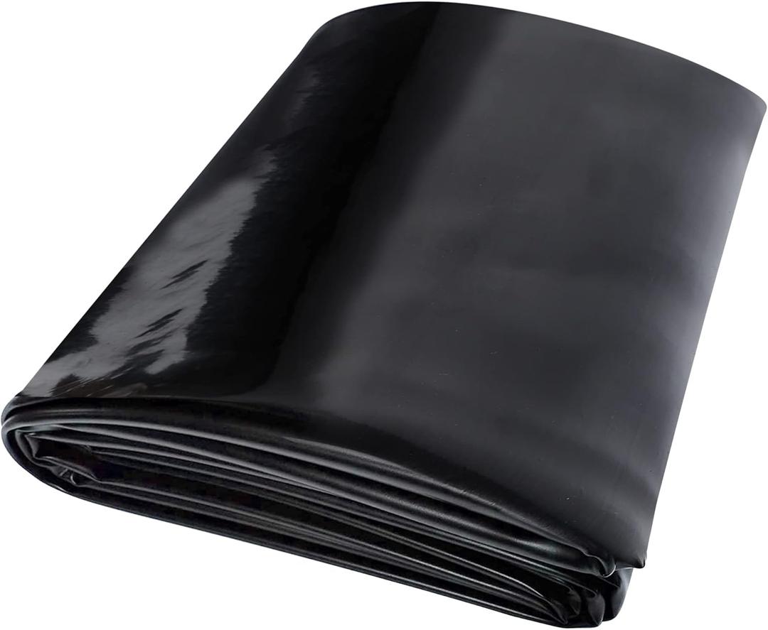 Adroiteet 7 x 10 FT Pond Liner, 20 Mil Fish Pond HDPE Liner, Pond Liners for Outdoor Ponds, Koi Ponds, Garden Fountain, Waterfall
