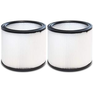 2 x Filter for Shop Vac 90304 90350 90333 9030400 903-04-00 Vacuum Cleaner Replacement Filter for 5 Gallon and Larger Wet & Dry Vacuum Filter