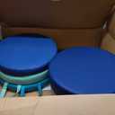Riakrum 6 Pcs 15" Floor Cushions Classroom Flexible Seating for Kids Round 2'' Extra Thick Seat Cushion for Home School Classroom Elementary Daycare Nursery Preschool Kindergarten (Pastel Color)