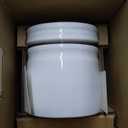 DOWAN Butter Crock, French Butter Dish for Spreadable Soft Butter, Ceramic Butter Keeper With Lid for Countertop, Butter Dish With Waterline, Housewarming Gift, Kitchen and Home Decor, Soft White