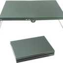 Ultralight Mini Outdoor Table Foldable Aluminum Alloy Camping Table with Carry Bag for Outdoor Cooking, Picnic, Camp, Barbecue (Green)