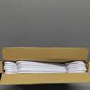 HOUSE DAY Premium Heavy Duty Plastic Hangers 12 Pack - Ultra Thick White Clothes Hangers - 20 lb Capacity - Sturdy Hangers for Coats, Jackets, Suits & Jeans - Closet Organizer for Dorm, Apartment