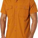Amazon Essentials Mens Slim-Fit Short-Sleeve Two-Pocket Utility Shirt (M)