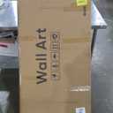 Large Framed Modern Abstract Vertical Wall Art for Living Room, Black Grey Prints Paintings Artwork for Walls, Silver Gray Luxury Pictures for Hallway Entryway Foyer Stair Office Wall Decor 30x60 Inch