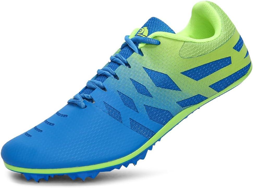 New Track and Field Shoes for Men Women Kids Boys Girls Size 8, Spikes 100-400 Meter Running Racing Shoes Professional Sprint Sport Sneakers