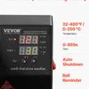 VEVOR 2 in 1 Heat Press Machine for T Shirts and Hats, 15x15 Inch Professional Swing Away Digital Tshirt Press Machine for Sublimation, Vinyl, Heat Transfer Projects