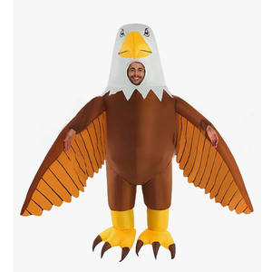 Morph Blow Up Eagle Costume, Inflatable Bald Eagle Costume for Adults, Giant Funny Eagle Blow Up Outfit, One Size