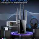 Wireless Routers Amplifier, WiFi Extender Internet Booster, Mesh Wi-Fi 80% Faster | Broader Than Ever, 1 Tap Setup, Support More Network Devices at Home