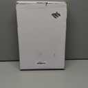 YEAKE Flexible Gooseneck Bamboo Vanity Makeup Mirror,360Rotation 8" Large Frameless, Folding Portable Table Desk Mirror with Stand for Bathroom Shaving Make Up, Rectangle