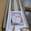 Ideal Pet Products Aluminum Pet Patio Door, Adjustable Height 77-5/8" to 80-3/8", 7" x 11-1/4" Flap Size, White