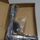 6 Pack - L 8" x H 6" x W1.5, 5mm Thick Black L Shelf Bracket, Iron Shelf Brackets, Metal Shelf Brackets, Floating Shelf, Shelf Supports with Screws