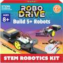 Butterfly EduFields 5in1 STEM Robotics Kit | Toys for Ages 8-13 | Smart Robot Car Kit | Gifts for Smart Kids | Electronics Robotics Kit for Kids 8-12 | Robot Building Toys Gift Set