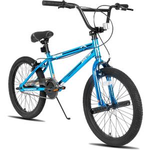 JOYSTAR 20 24 Inch Kids BMX Bike for Boys and Girls Age 7-12
Freestyle Kids Bike for Beginner Level Riders with Dual Hand Brakes & 2 Pegs