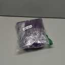 Purple Braiding Hair 20 Inch Pre Stretched Hair Long Straight Crochet Braids Yaki Texture Synthetic Fiber 4 Packs (Dark Purple)