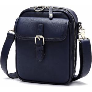Small Crossbody Bags for Women Vegan Leather Messenger Purses, Vintage Wallet Anti Theft Shoulder Handbags with Card Slots