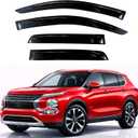 KPY Rain Guards Fit for 2022-2026 Mitsubishi Outlander, Out-Channel Window Visors Vent Wind Deflectors 4PC, Car Accessories for 22-26 Outlander