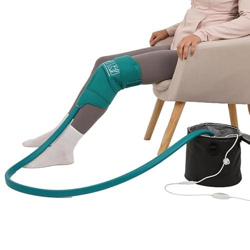 Cold Therapy Machine, Portable Ice Therapy Machine with 3 Gear Adjustable, Cryotherapy System for Post-Operative Recovery, Pain Relief, Sports Injuries, Suit Knee, Ankle