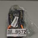 Buyers Products 5483106 8 Foot Spring Retracting Ratchet Tie Down with Double J-Hook, 3000lb MGTW, 1000lb WLL, Service Body Truck & Trailer Cargo Control Solutions