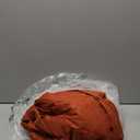 MIULEE Terracotta 100% Blackout Curtains 84 inches Long, Linen Curtains for Bedroom Black Out Window Treatments Thermal Insulated Room Darkening Drapes Back Tab Burnt Orange Rust Fall Decor 2 Panels