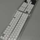 Womier Keycaps, Low Profile Keycaps, Shine Through Custom PBT Keyboard Key caps for 60% 65% 75% 80% 100% Cherry Gateron MX Switches Mechanical Keyboard,White Backlight