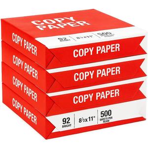 4 Reams Copy Paper  8.5x11 Letter Size, 20lb, 92 Bright  Multipurpose Printer Paper for Office, School, Home  2,000 Sheets Total  Jam-Free, Acid-Free, Inkjet & Laser Compatible