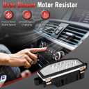 Front HVAC Blower Motor Resistor Compatible with Chrysler, Dodge & Jeep - 300 2014-2017/2019-2023, Grand Cherokee 2014-2021, Durango 2014-2023, Challenger, Charger - Replaces #68224171AA RU868