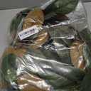 Hairui Lighted Magnolia Garland Timer 6FT 80 LED Fairy Lights Battery Operated or USB Plug in, Artificial Greenery Vine with Lights for Spring Christmas Holiday Fireplace Decor