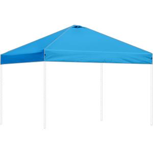 Canopy Replacement Top Outdoor for 10x10 Pop up Tent only Silver Coated Cover with Ropes, Sky Blue
