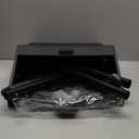 SPARTA Duo-Pan Upright Dust Pan and Broom Set, Essential Cleaning Tools for Home and Commercial Use, 36" Handle, 1 Count, Black