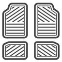 Floor Mats Fit for 2025 2026 Kia Carnival Hybrid 8 Seats (Not for Fuel) - Custom Fit All Weather TPE Carnival Accessories Full Sets (Floor Mats + Cargo Liner + Backrest Mat)