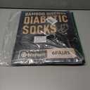 Nonlut Diabetic Socks for Men,6 Pairs Low Cut Neuropathy Mens Diabetic Socks(Black+White+Dark Grey-Medium)