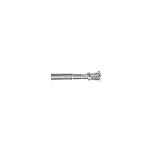 Zenna Home Smart Curtain Window Rods, 28 to 66 Inches, Brushed Nickel