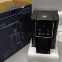 SHARDOR Single Serve Coffee Maker 2.0, Hot and Iced Coffee Machine for K Cup Pods & Ground Coffee, 6 to 14 oz Brew Sizes, 50 oz Removable Water Tank, Bold Brew Setting, Stainless Steel, Black