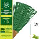 KICKOUTOR Mosquito Repellent Outdoor Patio 120 PCS Citronella Oil Mosquito Incense Sticks Natural Organic Mosquito Barrier Mosquito Repeller for Backyard Travel Camping Indoors Gnat Mosquito Control