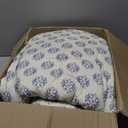 100% Cotton Oversized Quilt 120"x120", Extra Large King Bedspread, Farmhouse Floral Bed Spreads Coverlet, Lightweight Quilted Bedding Cover, 3 Piece, Navy Blue/White