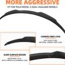 Rear Trunk Spoiler Compatible with 2024/2025/2026 Tesla Model 3 Highland