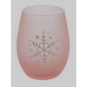 Table Tops Gallery 2 Piece Pink Snowflake