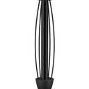 Black Paper Towel Holder Countertop, One-Handed Tear, Stainless Steel, Weighted Base, Ring Paper Towel Holder Stand with Ratchet System for Kitchen Farmhouse Essentials Decor