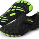 SEEKWAY Barefoot Water Shoes for Kids - Wide Toe Box and Quick-Dry Sand Shoes Toddler for Hiking Swim Beach Pool Kayak Sport Accessories, Camping Essentials Non-Slip for Boys Girls Sizes (1.5 Big Kid, 1b-102 Black)
