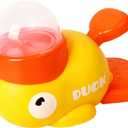 2-in-1 Cat Puzzle Treat Dispenser, Dog Snack Dispenser Toy, Duck Pet Feeder, Slow Feeder, Duck Shape, Suitable for Cat and Dog IQ Training and Exercise