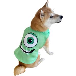 ComfyCamper Alien Googly Eye Cape Dog Costume - XXS Small Medium XXL Cosplay Halloween Costumes Christmas, M (Green)