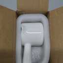 Espresso Measuring Cup, Ceramic Espresso Cup Double Spouts Expresso Shots Cup with Handle, Espresso Accessories, 3 Oz/ 90 Ml, White