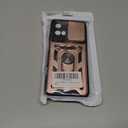 for Moto G-5g-2024 Case: with 2PC Screen Protector,Sliding Camera Cover and Kickstand for Phone Cover Moto G 2024 case,Rose Gold