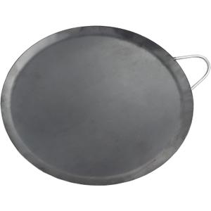 Comal Para Tortillas Grandes Para Estufas for Tortillas y Quesadilla Carbon Steel Heavy Duty Metal Handle (10 Inch)