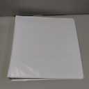 Cardinal Economy 3-Ring Binders, 2", Round Rings, Holds 475 Sheets, ClearVue Presentation View, Non-Stick, White, Carton of 12 (90641)