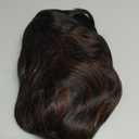 Ucubb Black Mixed Brown Wig for Black Women 14 Inch Short Wavy Hair Wigs Curly Bob Wig with Bangs Wigs Shoulder Length Wigs for Black Women Bob Style Synthetic Heat Resistant