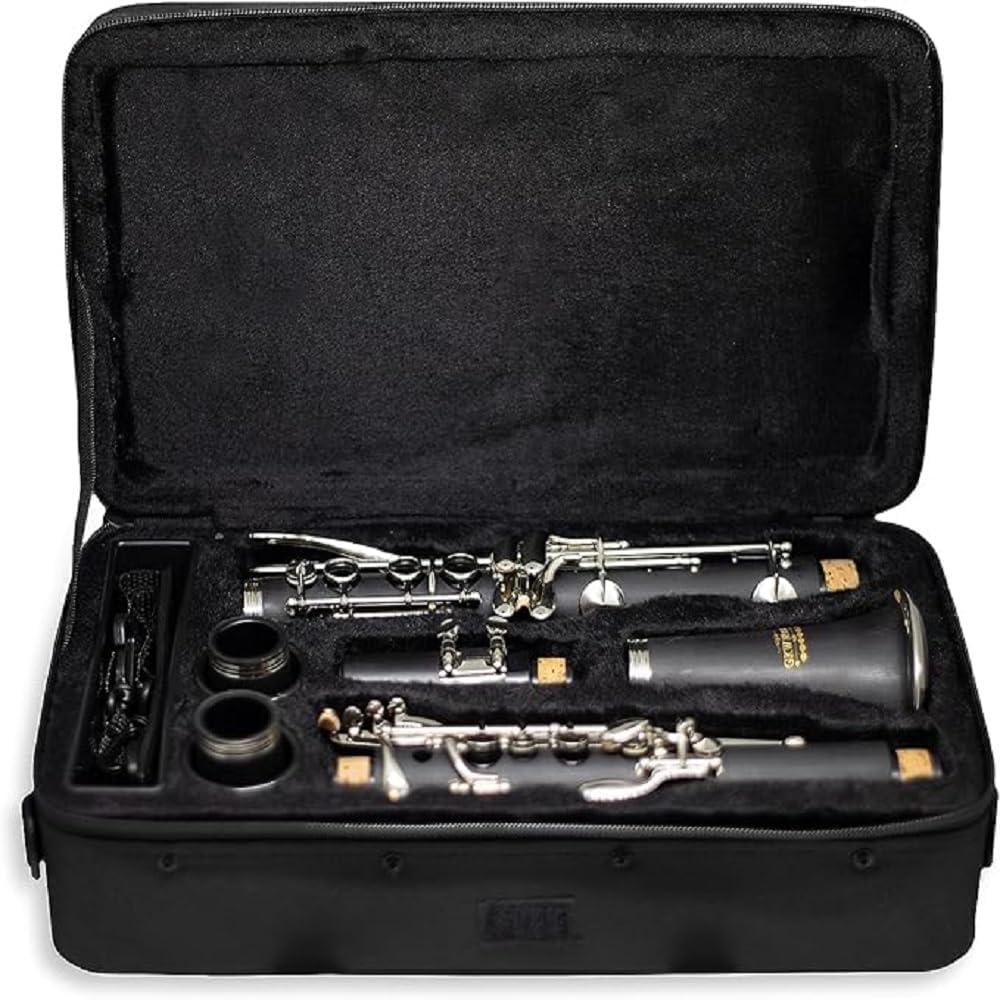 GKW Bb Clarinet  Student & Intermediate, Complete Set with Accessories, Easy Maintenance, Clear Sound, Ideal for School Band and Beginners