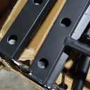 Bellemave Full Size Loft Bed with Desk and Storage Shelf, Full Size Loft Bed Frame with Guardrail and Ladder, Heavy Duty Loft Beds for Kids, Teens, Black